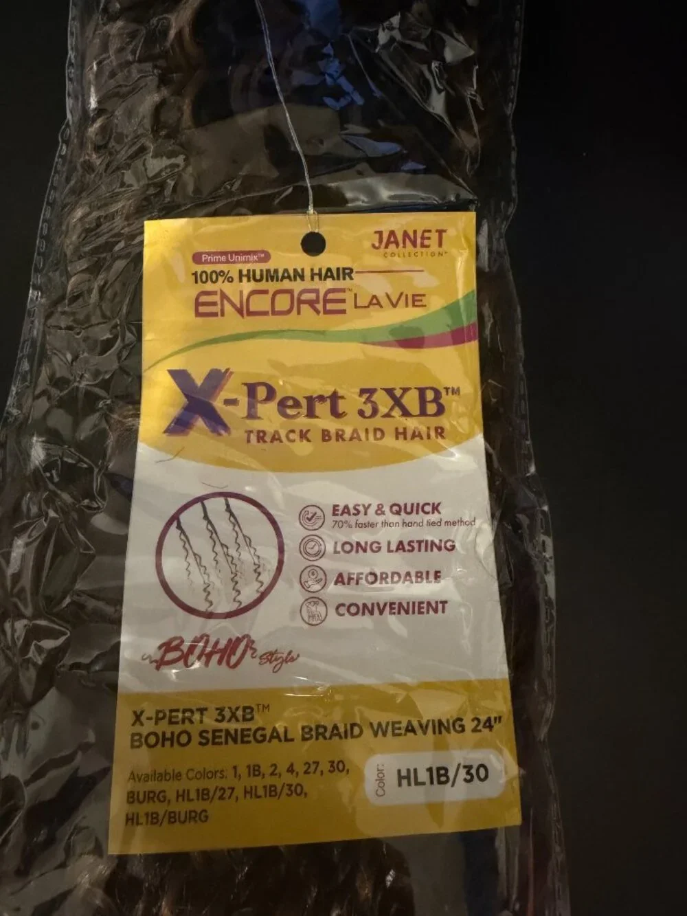 Janet Collection BOHO SENEGAL BRAID WEAVE - NWT (2 Packs)